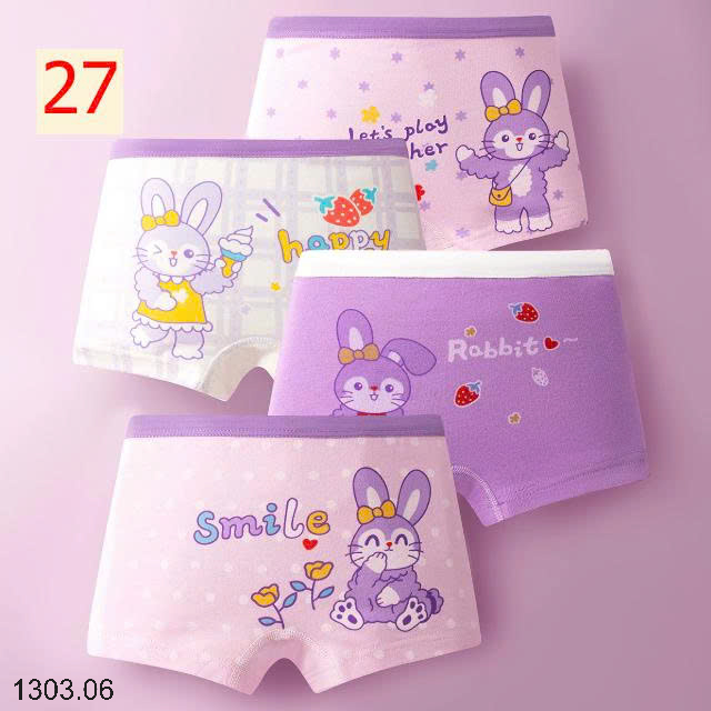 26HA1303.06 - SET 4 QUẦN CHIP BÉ GÁI