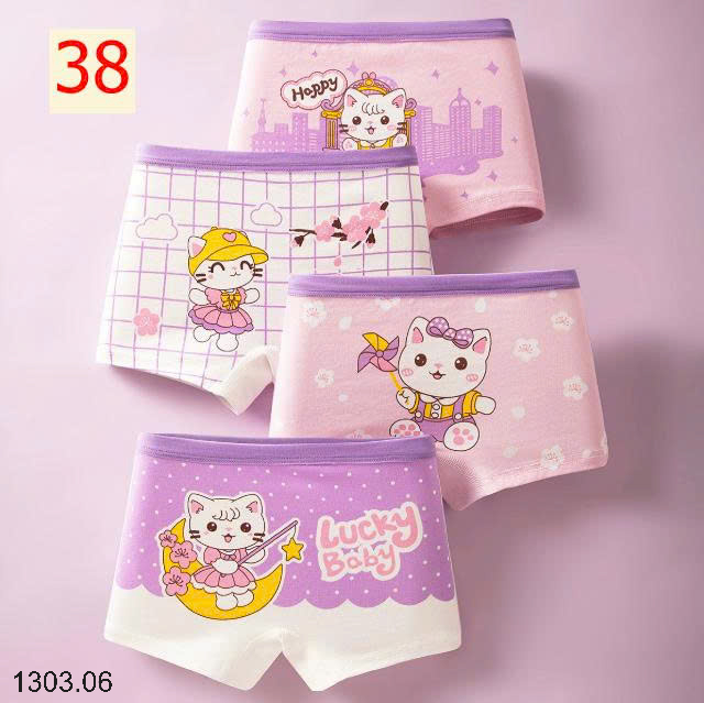 26HA1303.06 - SET 4 QUẦN CHIP BÉ GÁI