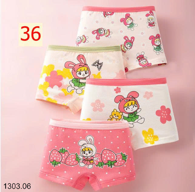 26HA1303.06 - SET 4 QUẦN CHIP BÉ GÁI