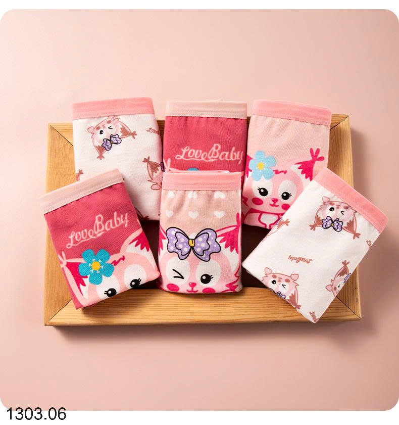 26HA1303.06 - SET 4 QUẦN CHIP BÉ GÁI