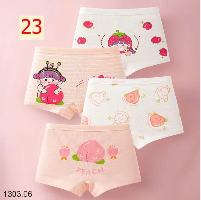 26HA1303.06 - SET 4 QUẦN CHIP BÉ GÁI