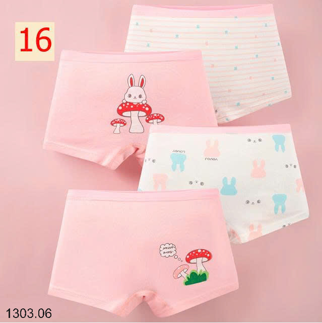26HA1303.06 - SET 4 QUẦN CHIP BÉ GÁI