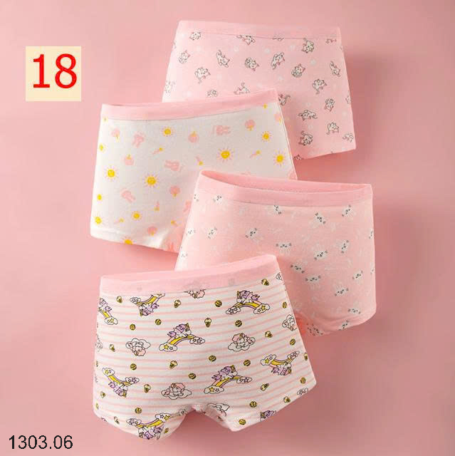 26HA1303.06 - SET 4 QUẦN CHIP BÉ GÁI