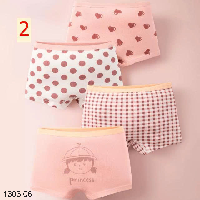 26HA1303.06 - SET 4 QUẦN CHIP BÉ GÁI