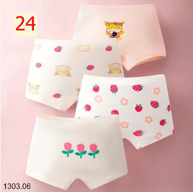 26HA1303.06 - SET 4 QUẦN CHIP BÉ GÁI