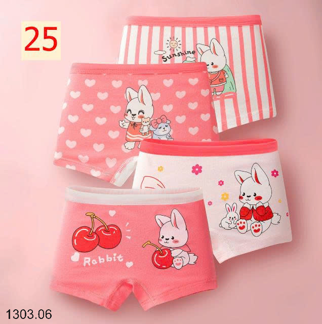 26HA1303.06 - SET 4 QUẦN CHIP BÉ GÁI