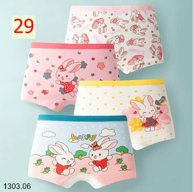 26HA1303.06 - SET 4 QUẦN CHIP BÉ GÁI