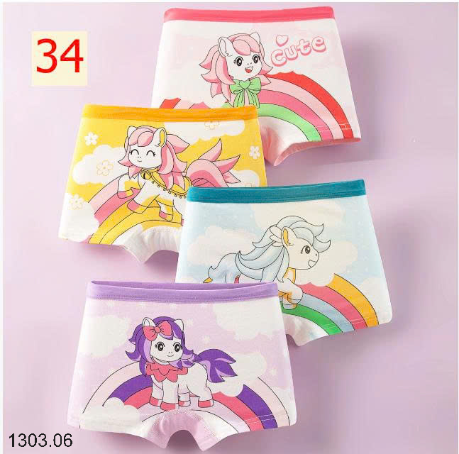 26HA1303.06 - SET 4 QUẦN CHIP BÉ GÁI