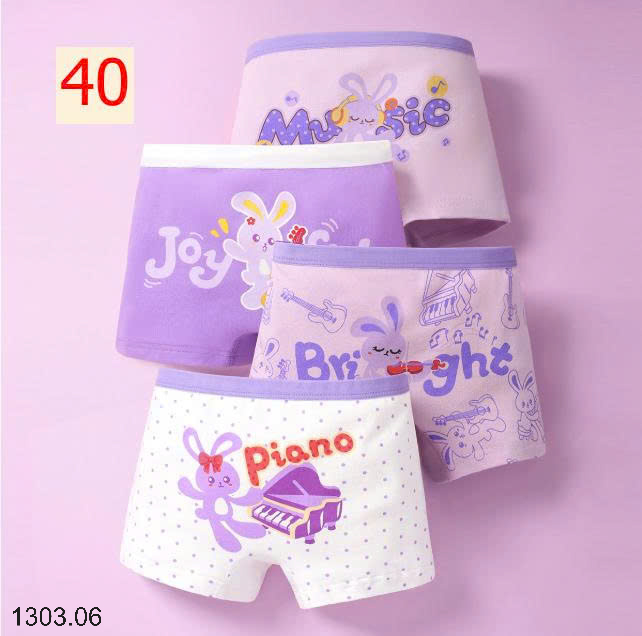 26HA1303.06 - SET 4 QUẦN CHIP BÉ GÁI