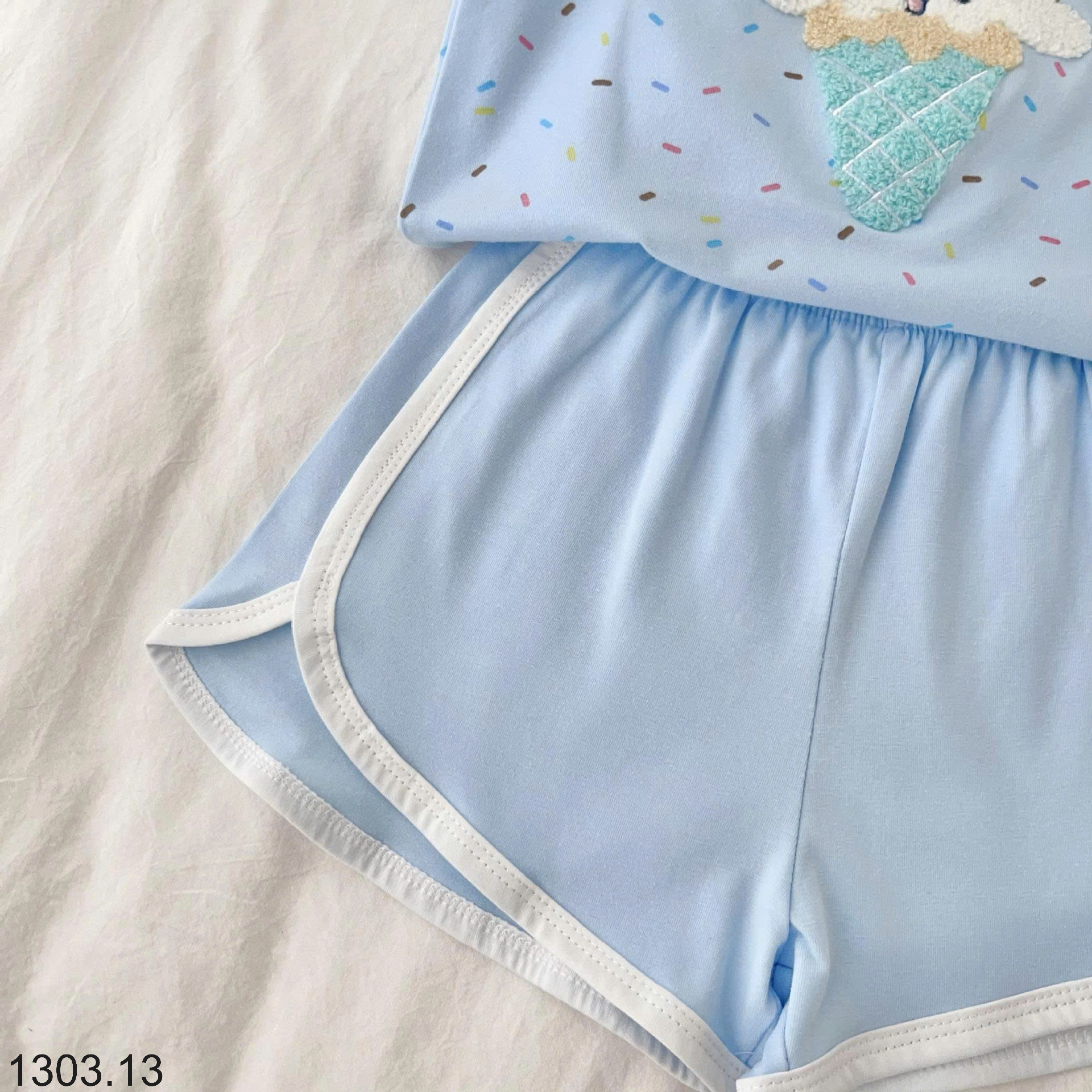 26HA1303.13 - BỘ COTTON HOẠT HÌNH MOMO MOKOO CHO BÉ