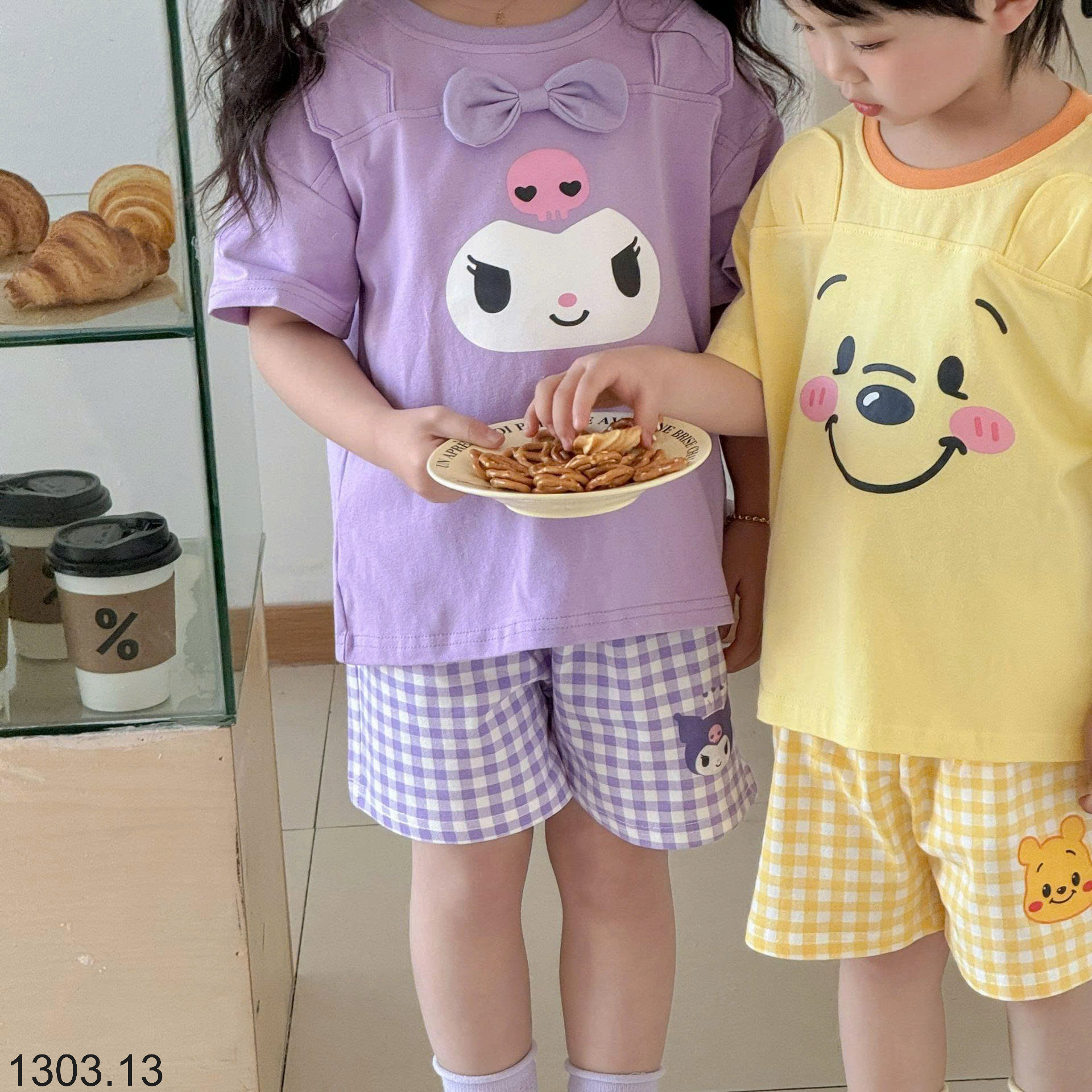 26HA1303.13 - BỘ COTTON HOẠT HÌNH MOMO MOKOO CHO BÉ