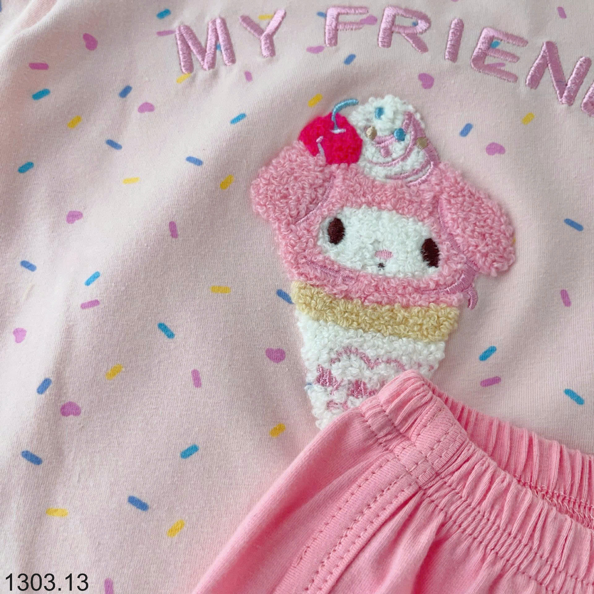 26HA1303.13 - BỘ COTTON HOẠT HÌNH MOMO MOKOO CHO BÉ