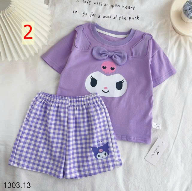26HA1303.13 - BỘ COTTON HOẠT HÌNH MOMO MOKOO CHO BÉ