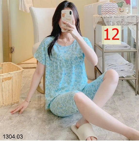 26HA1304.03 - BỘ LANH LỤA LỬNG MẶC NHÀ NỮ