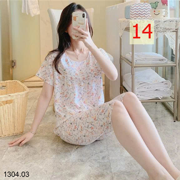26HA1304.03 - BỘ LANH LỤA LỬNG MẶC NHÀ NỮ