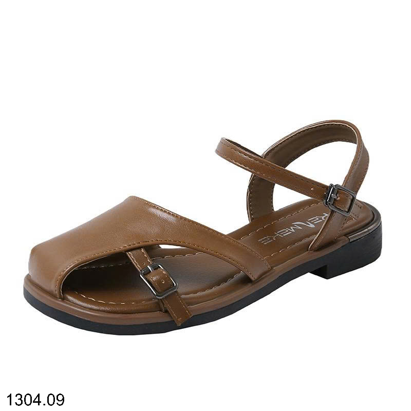 26HA1304.09 - GIÀY SANDAL ĐẾ BẰNG CHO NỮ
