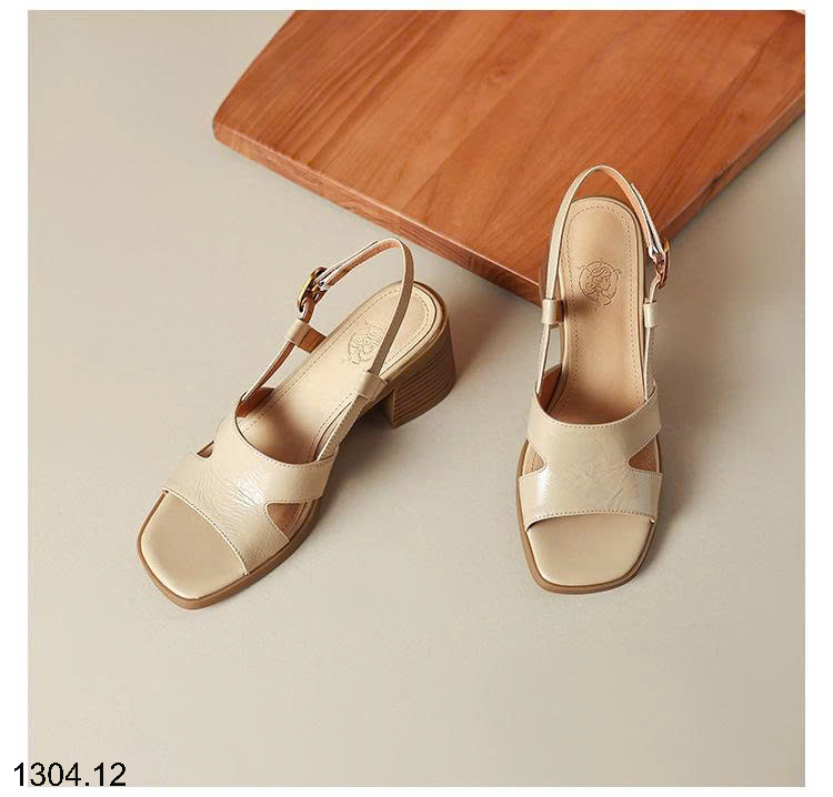 26HA1304.12 - SANDAL HỞ MŨI VUÔNG