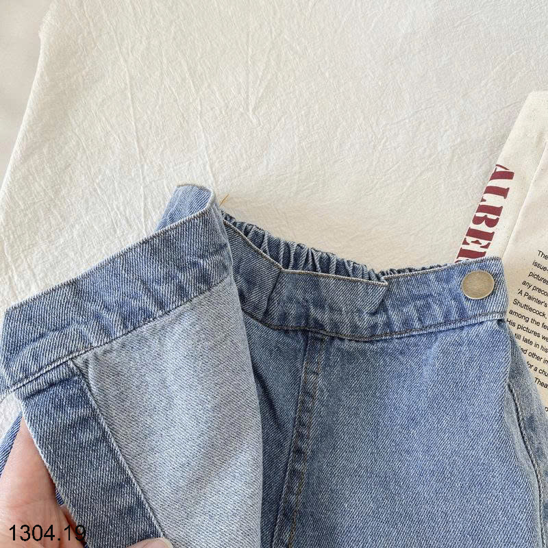 26HA1304.19 - QUẦN GIẢ VÁY JEAN BÉ GÁI