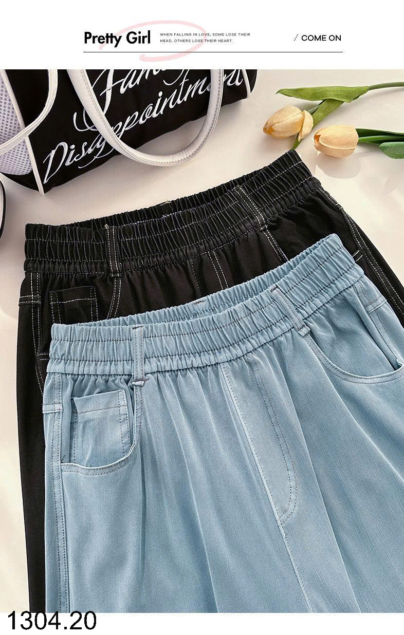 26HA1304.20 - QUẦN TENCEL ỐNG RỘNG CHO NỮ