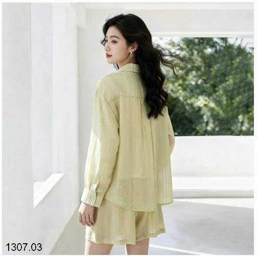 26HA1307.03 - SET SƠ MI QUẦN SHORT THỜI TRANG NỮ