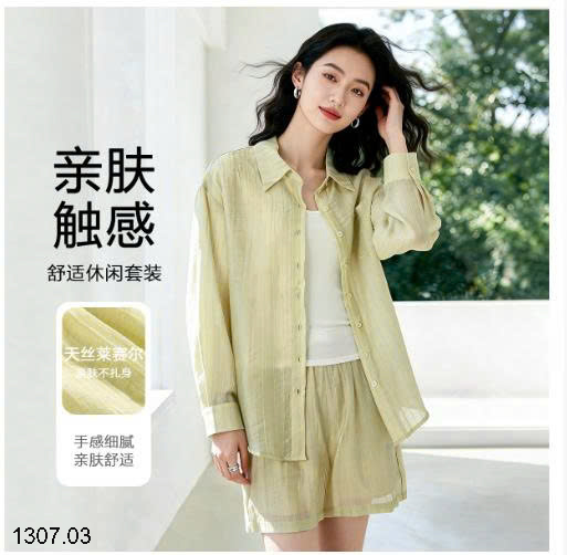 26HA1307.03 - SET SƠ MI QUẦN SHORT THỜI TRANG NỮ