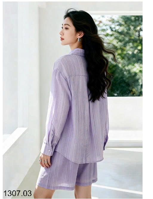 26HA1307.03 - SET SƠ MI QUẦN SHORT THỜI TRANG NỮ