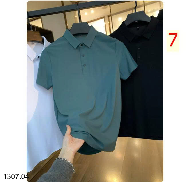 26HA1307.04 - POLO LỤA BĂNG NAM INBLUE