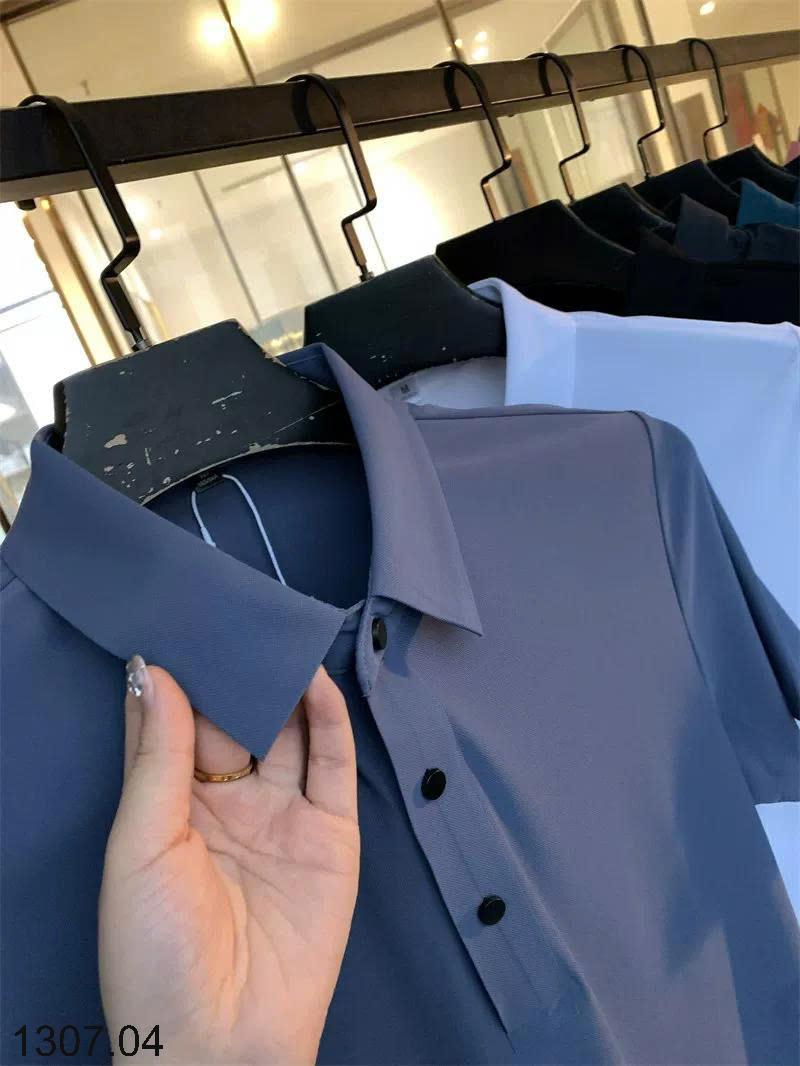 26HA1307.04 - POLO LỤA BĂNG NAM INBLUE