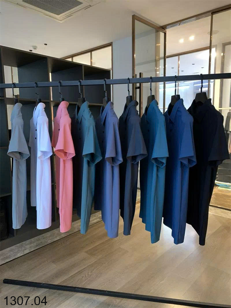 26HA1307.04 - POLO LỤA BĂNG NAM INBLUE
