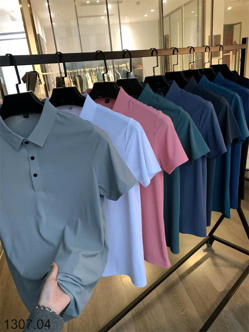 26HA1307.04 - POLO LỤA BĂNG NAM INBLUE