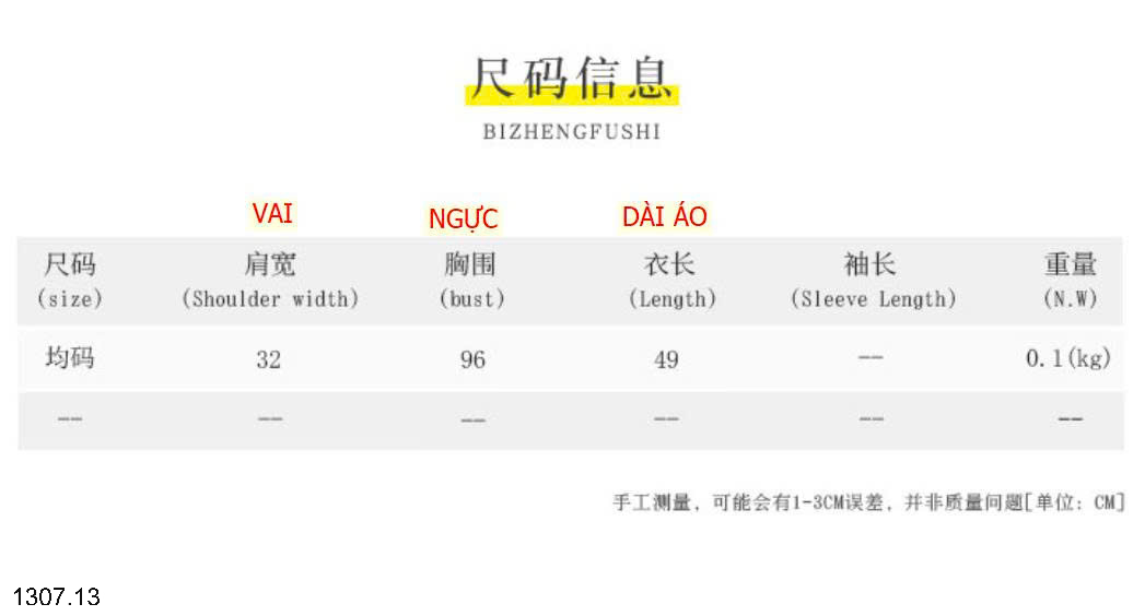 26HA1307.13 - ÁO BA LỖ CHẤM BI
