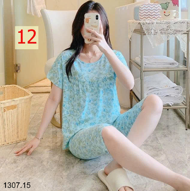 26HA1307.15 - BỘ LANH LỤA LỬNG MẶC NHÀ NỮ