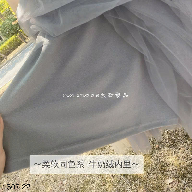 26HA1307.22 - VÁY DÀI TAY PHA VOAN BÉ GÁI