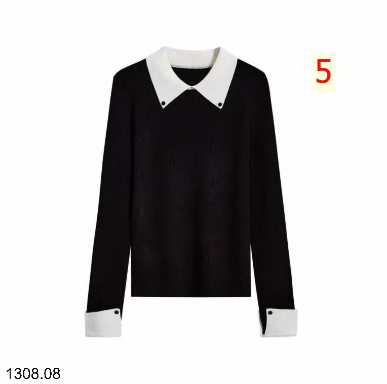 26HA1308.08 - ÁO LEN CỔ POLO CHO NỮ