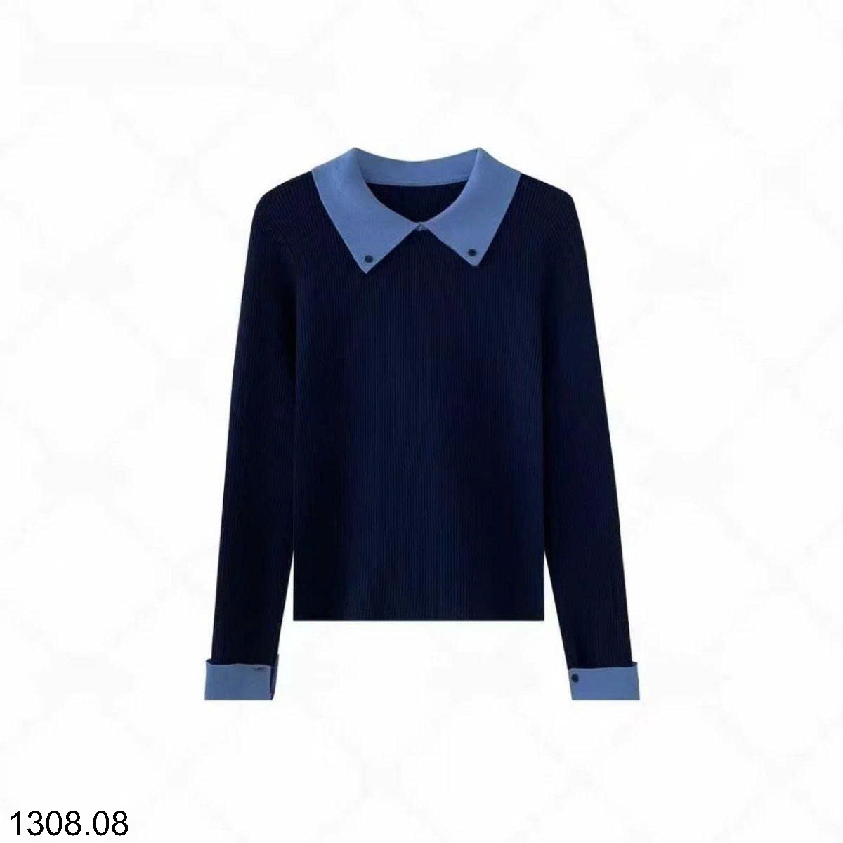 26HA1308.08 - ÁO LEN CỔ POLO CHO NỮ