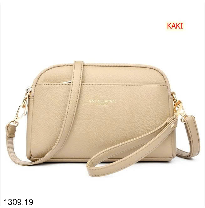 26HA1309.19 - TÚI XÁCH NỮ ĐEO CHÉO HAI NGĂN