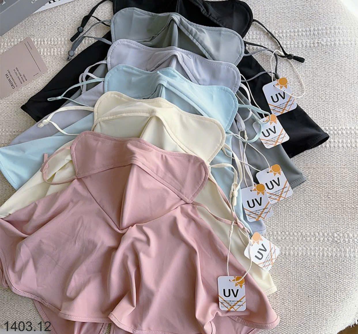 26HA1403.12 - SET 2 KHẨU TRANG CHỐNG NẮNG TRÙM CỔ