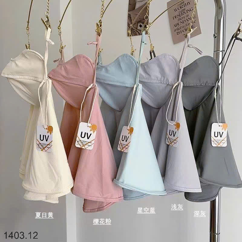 26HA1403.12 - SET 2 KHẨU TRANG CHỐNG NẮNG TRÙM CỔ
