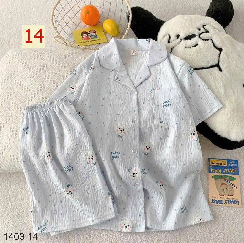 26HA1403.14 - SET BỘ PIZAMA CỘC CHO NỮ