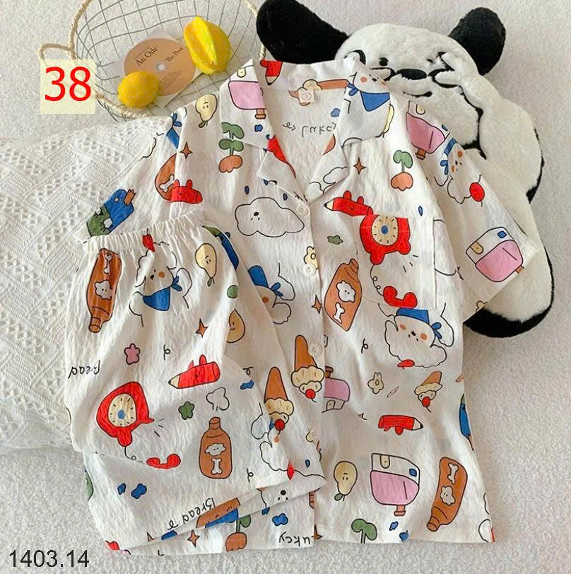 26HA1403.14 - SET BỘ PIZAMA CỘC CHO NỮ