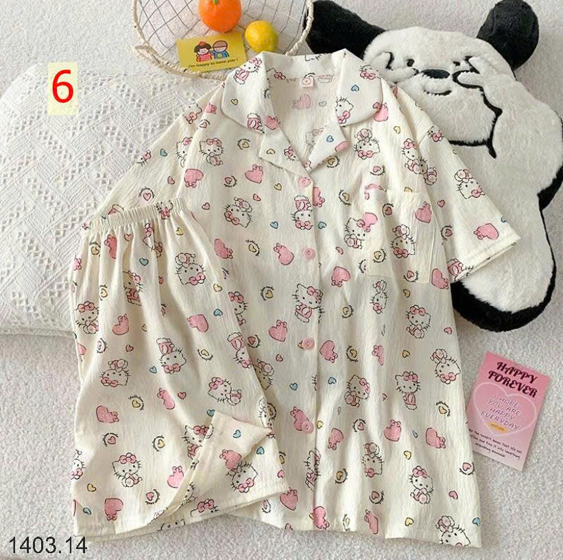 26HA1403.14 - SET BỘ PIZAMA CỘC CHO NỮ