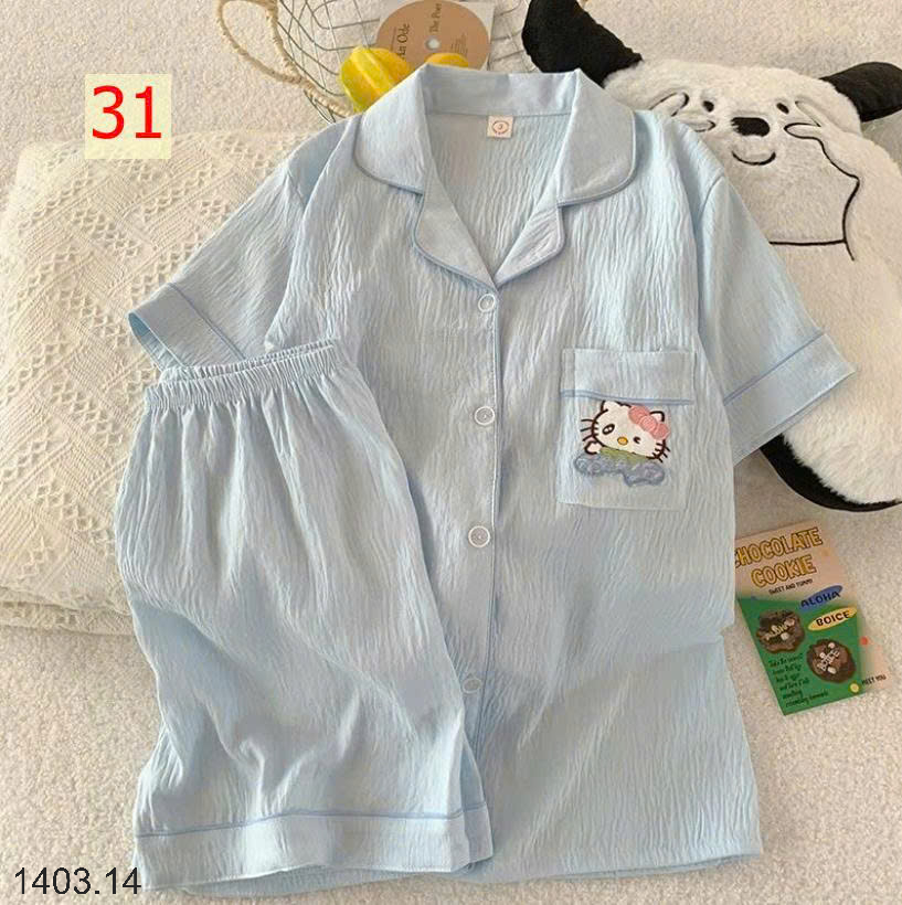 26HA1403.14 - SET BỘ PIZAMA CỘC CHO NỮ