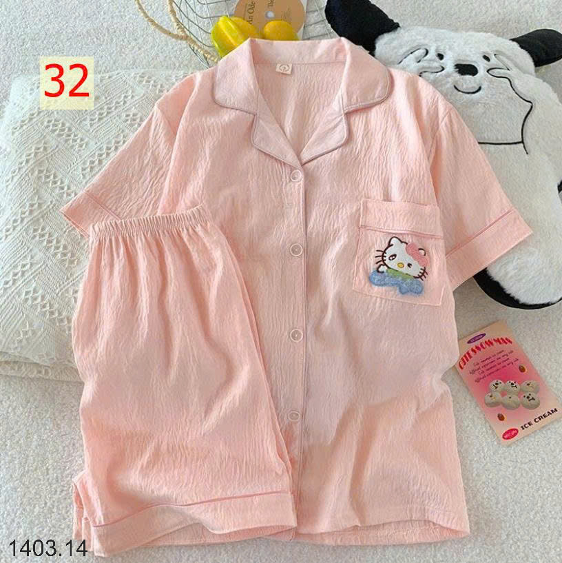 26HA1403.14 - SET BỘ PIZAMA CỘC CHO NỮ