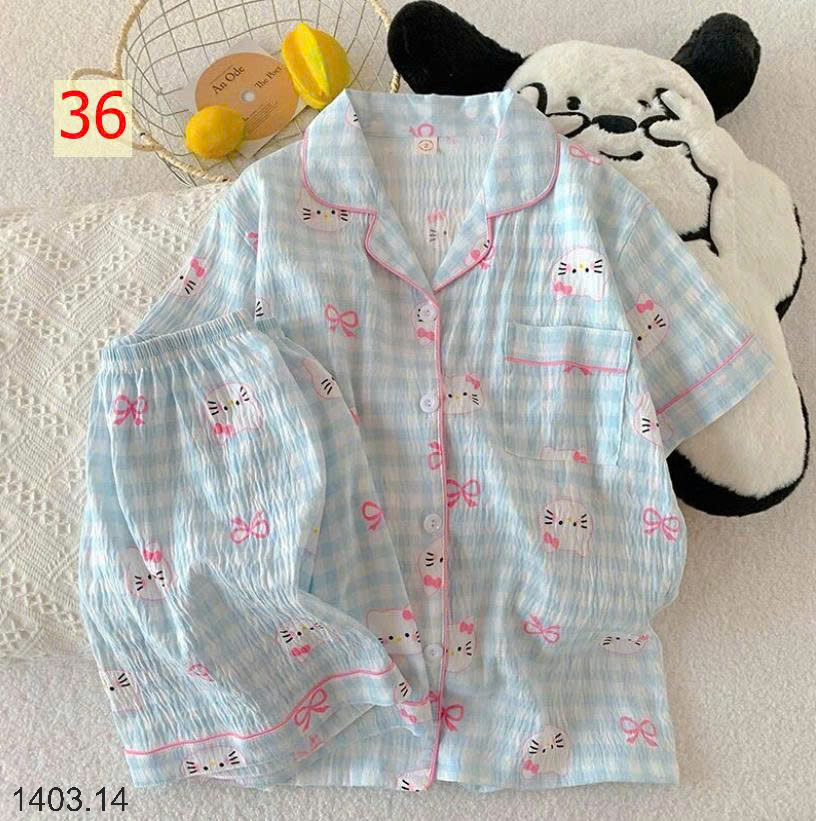 26HA1403.14 - SET BỘ PIZAMA CỘC CHO NỮ