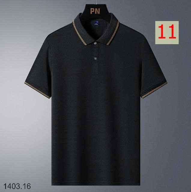 26HA1403.16 - ÁO POLO LỤA BĂNG NAM