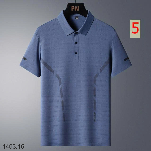 26HA1403.16 - ÁO POLO LỤA BĂNG NAM