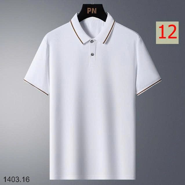26HA1403.16 - ÁO POLO LỤA BĂNG NAM
