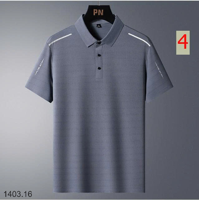 26HA1403.16 - ÁO POLO LỤA BĂNG NAM