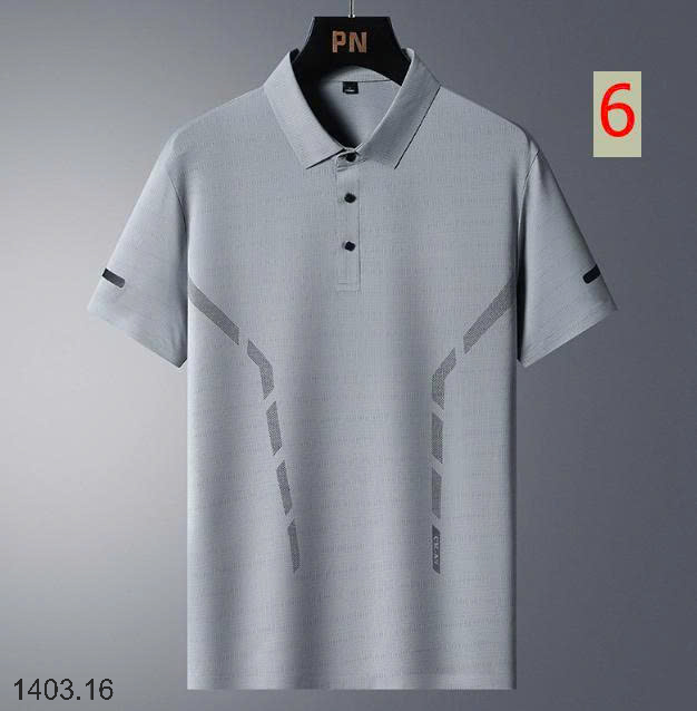 26HA1403.16 - ÁO POLO LỤA BĂNG NAM
