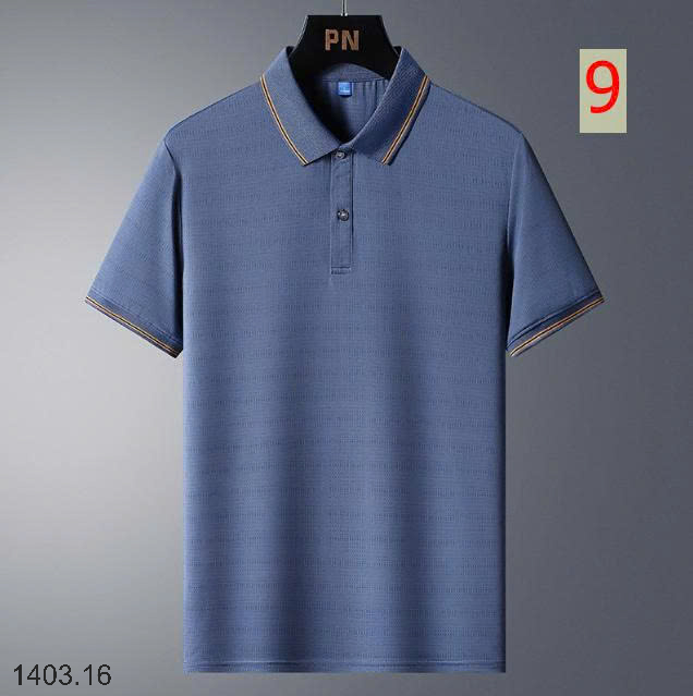 26HA1403.16 - ÁO POLO LỤA BĂNG NAM
